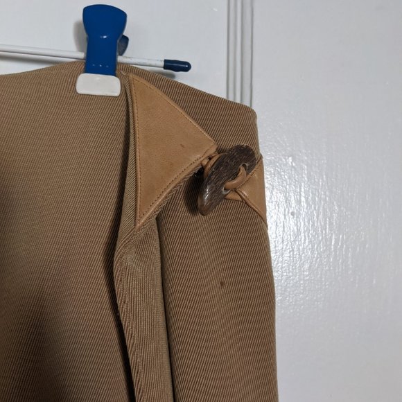 Vintage Worth Petite Tan Maxi Wrap Skirt - Picture 2 of 3